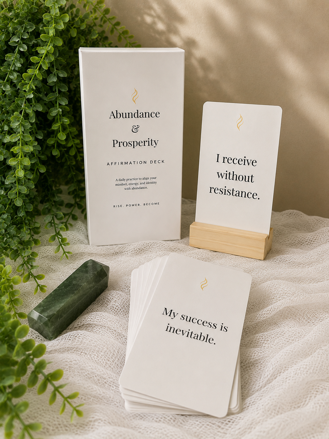 Abundance & Prosperity Affirmation Deck