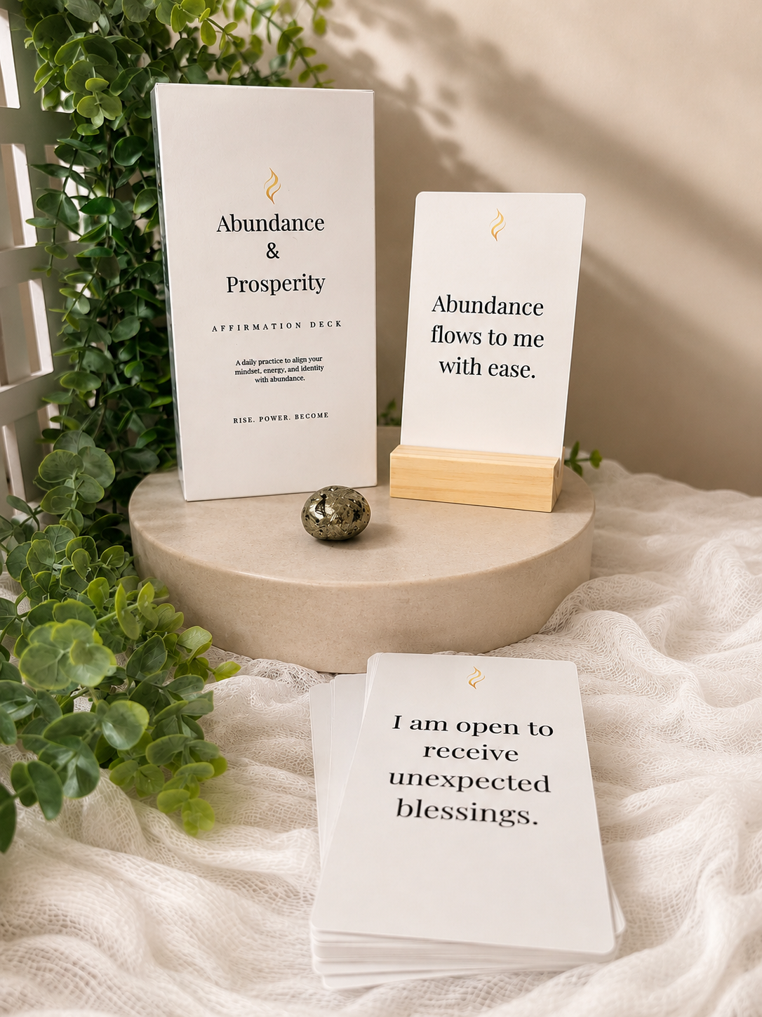 Abundance & Prosperity Affirmation Deck